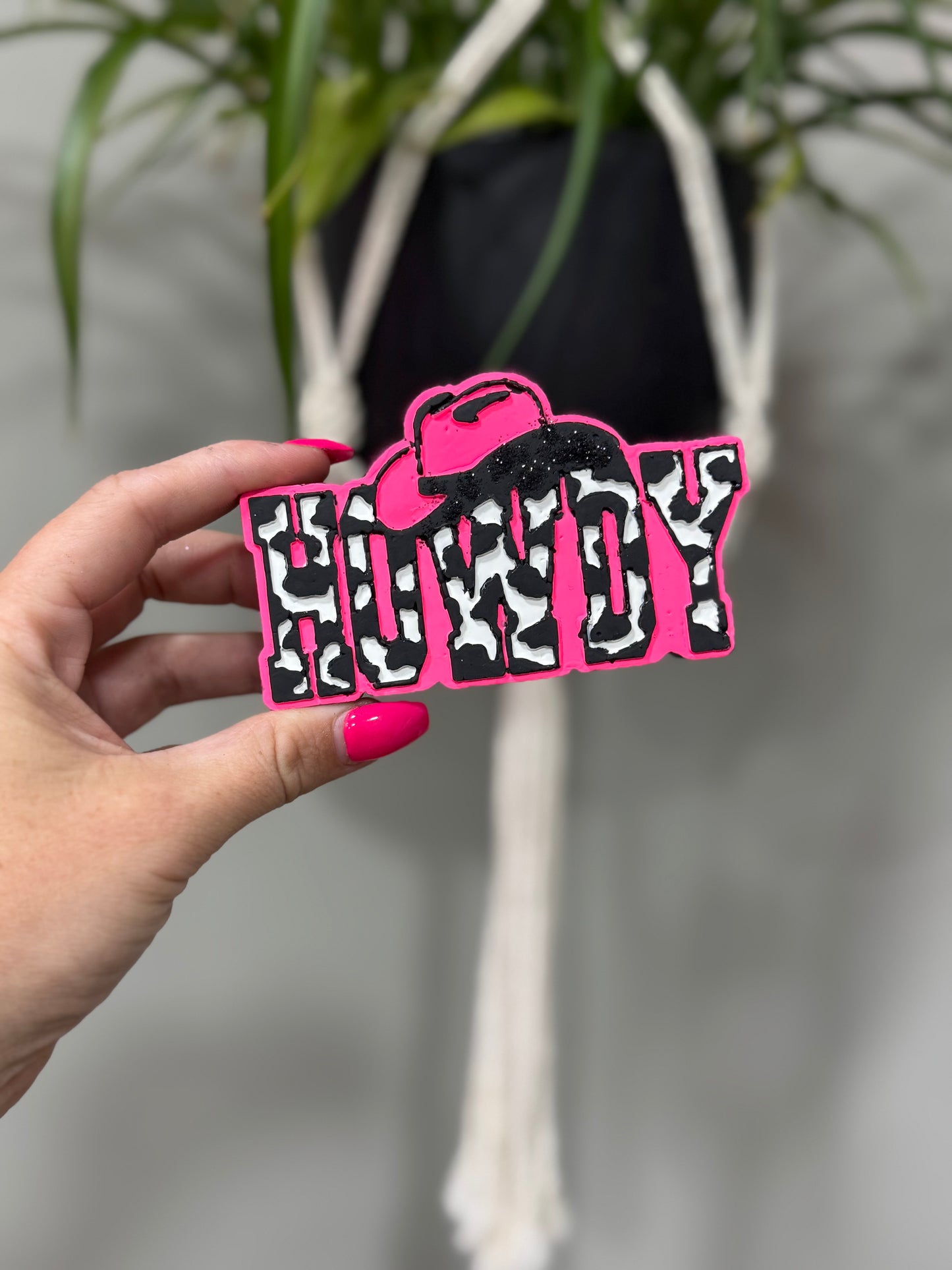 Cow Print Howdy