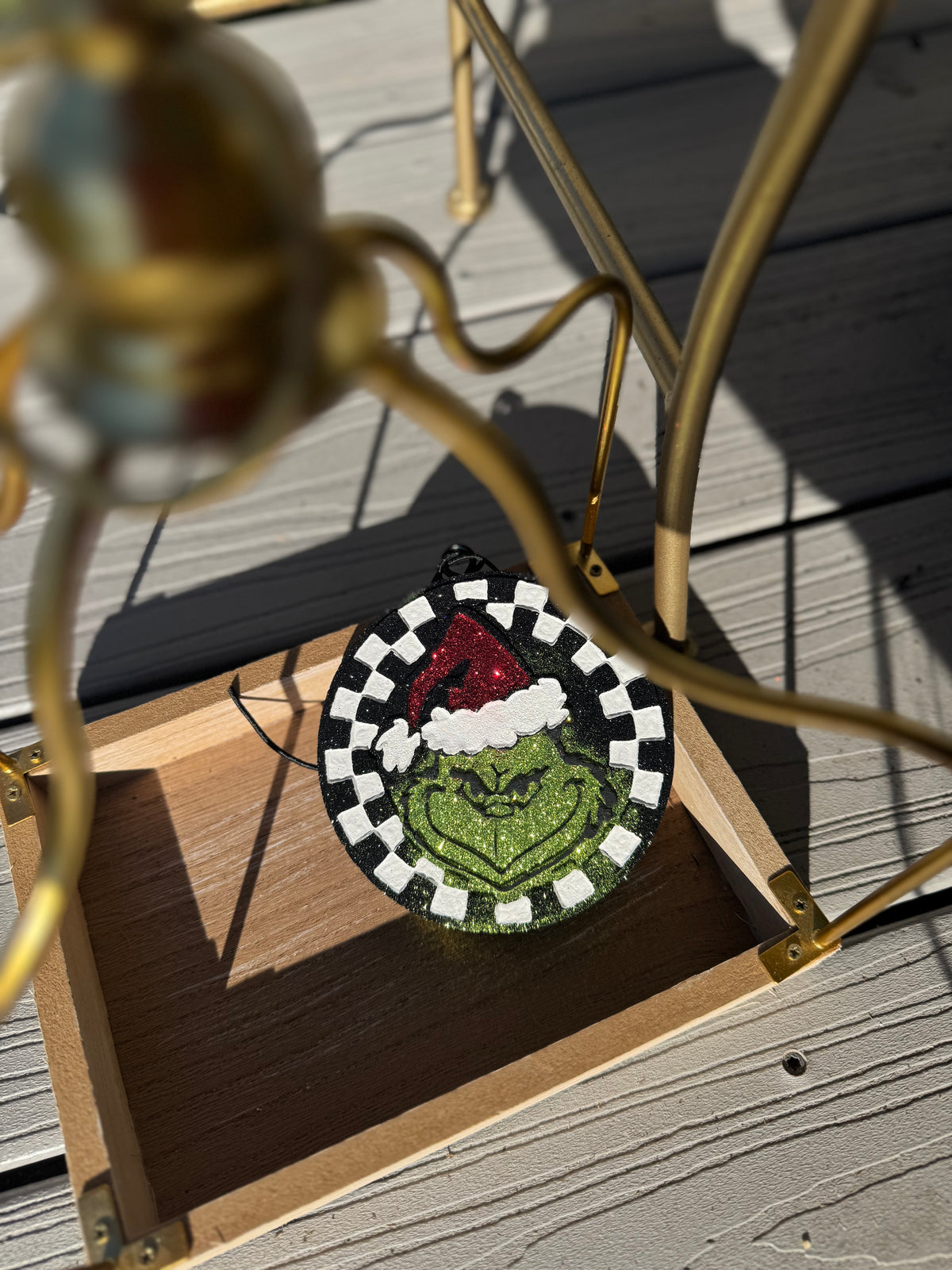CHECKERED GRINCH FRESHIE