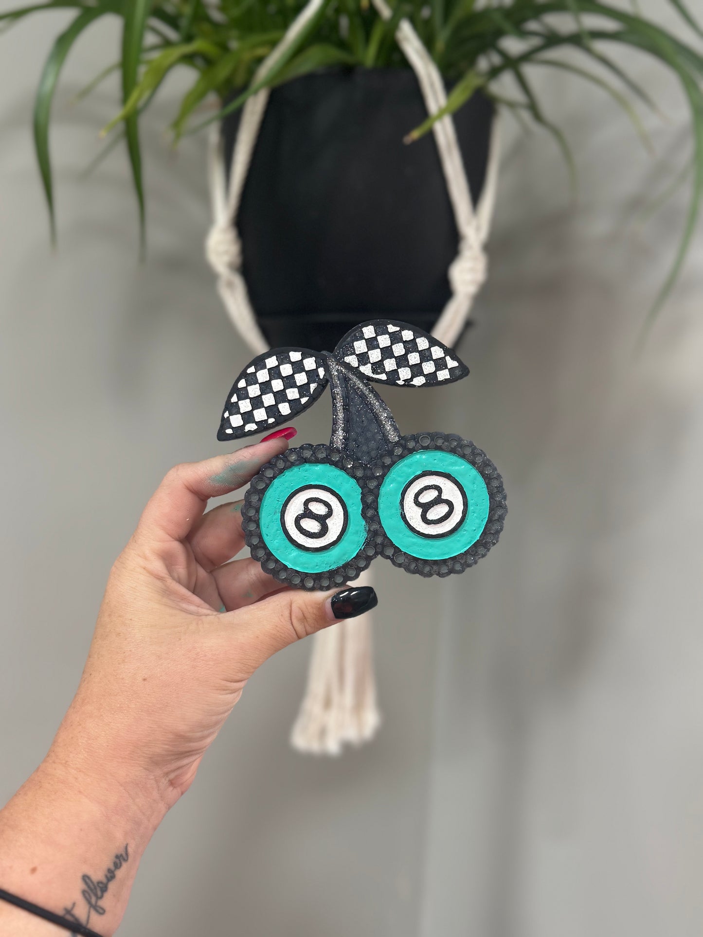 Checkered Eight Ball