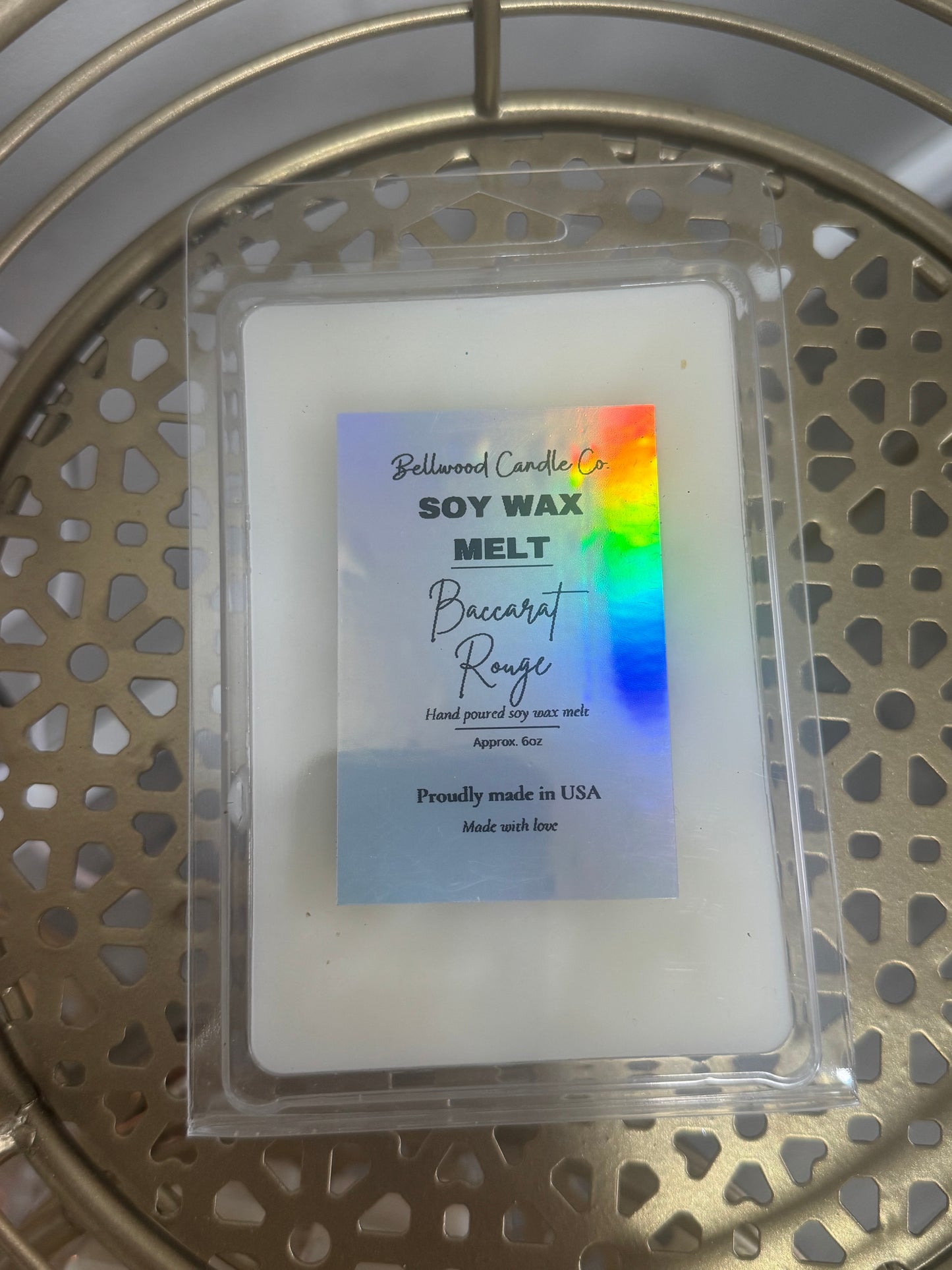 Large Wax Melt- Baccarat Rouge Scent