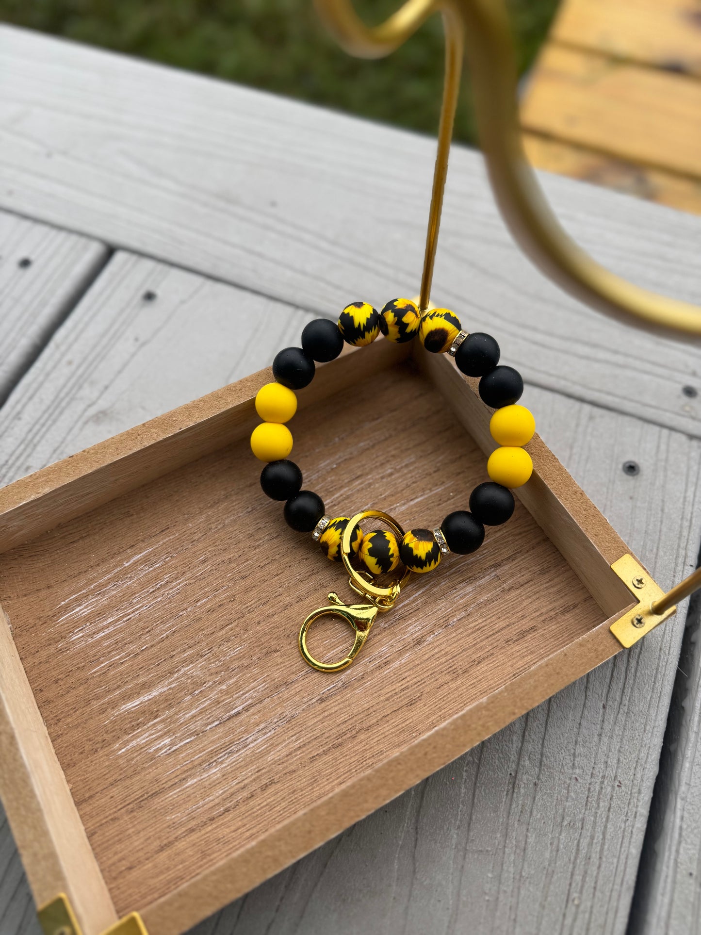 Sunflower Wristlet