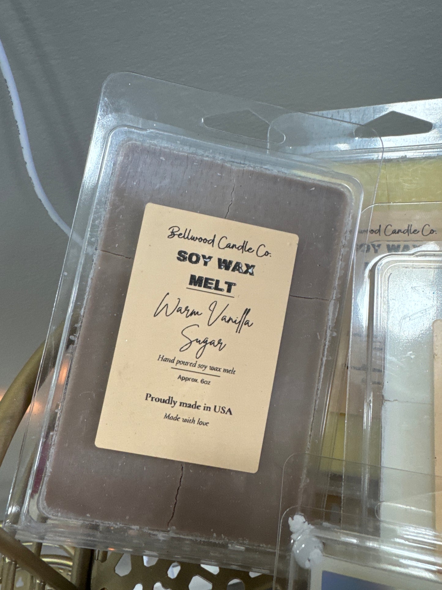 Large Wax Melt- Warm Vanilla Sugar Scent