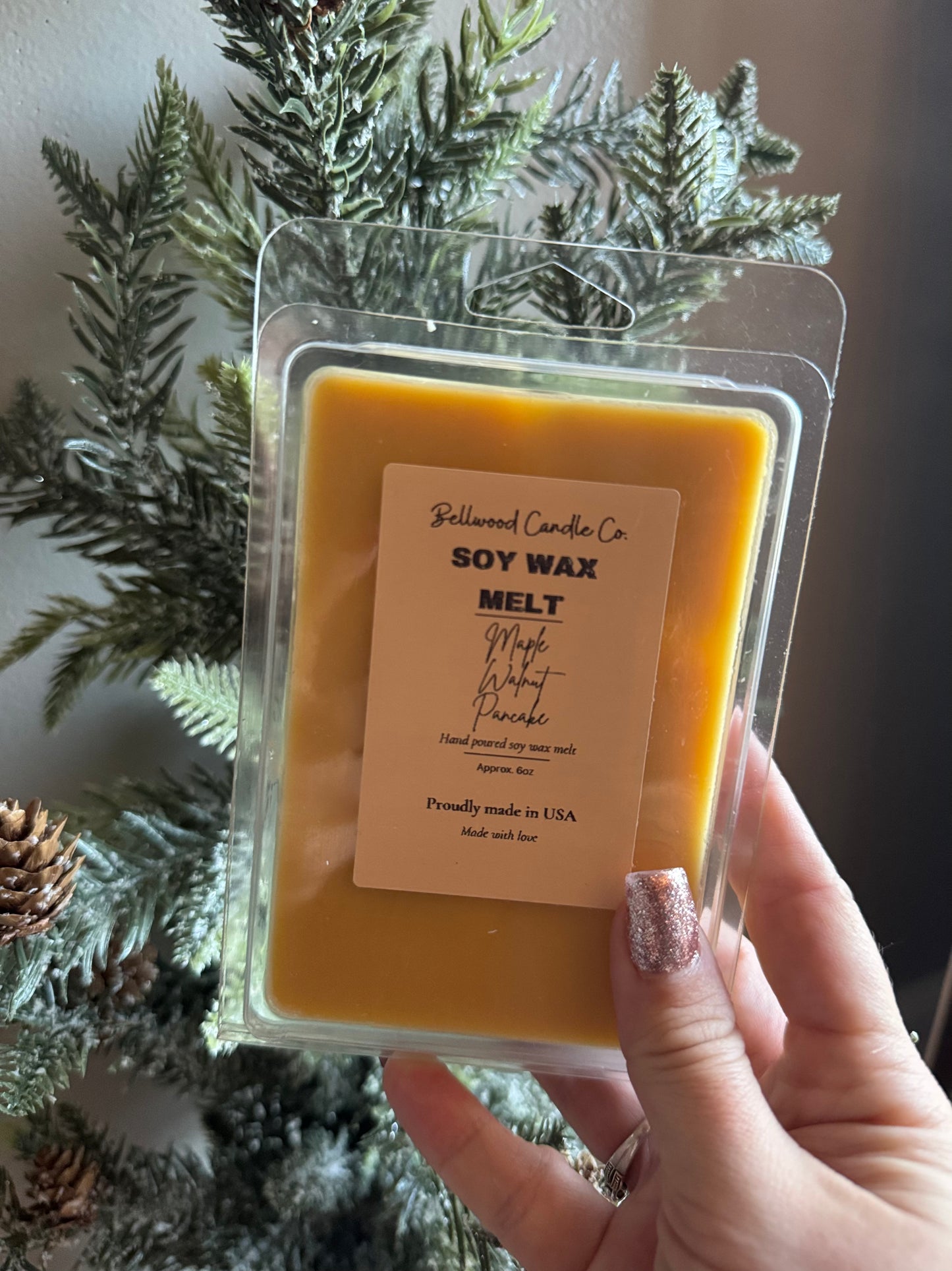 Maple Walnut Pancake Wax Melt -Large