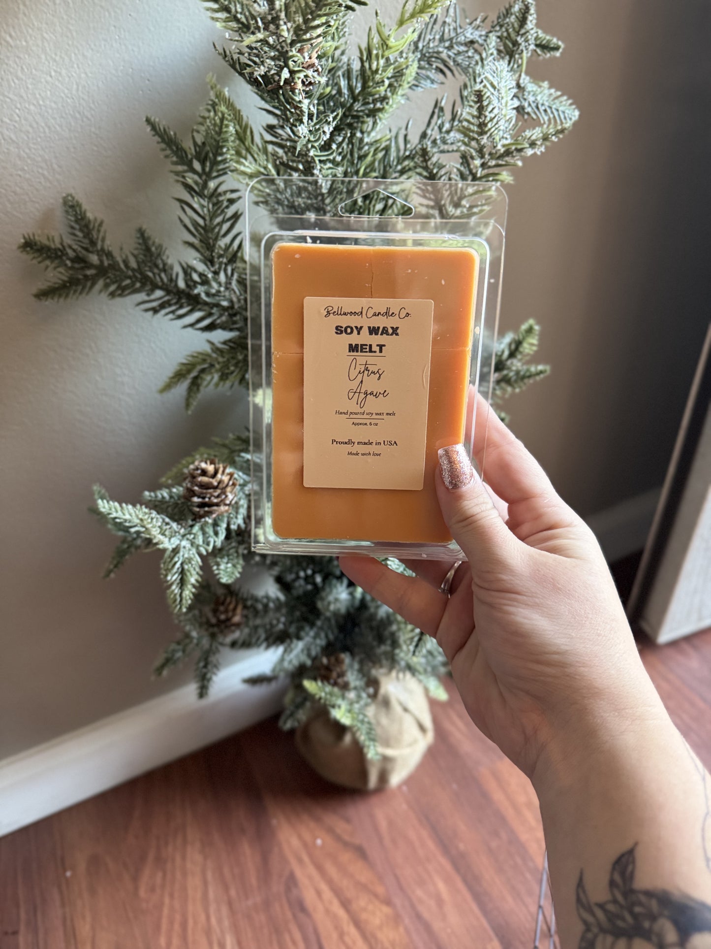 Citrus Agave Wax Melt -Large