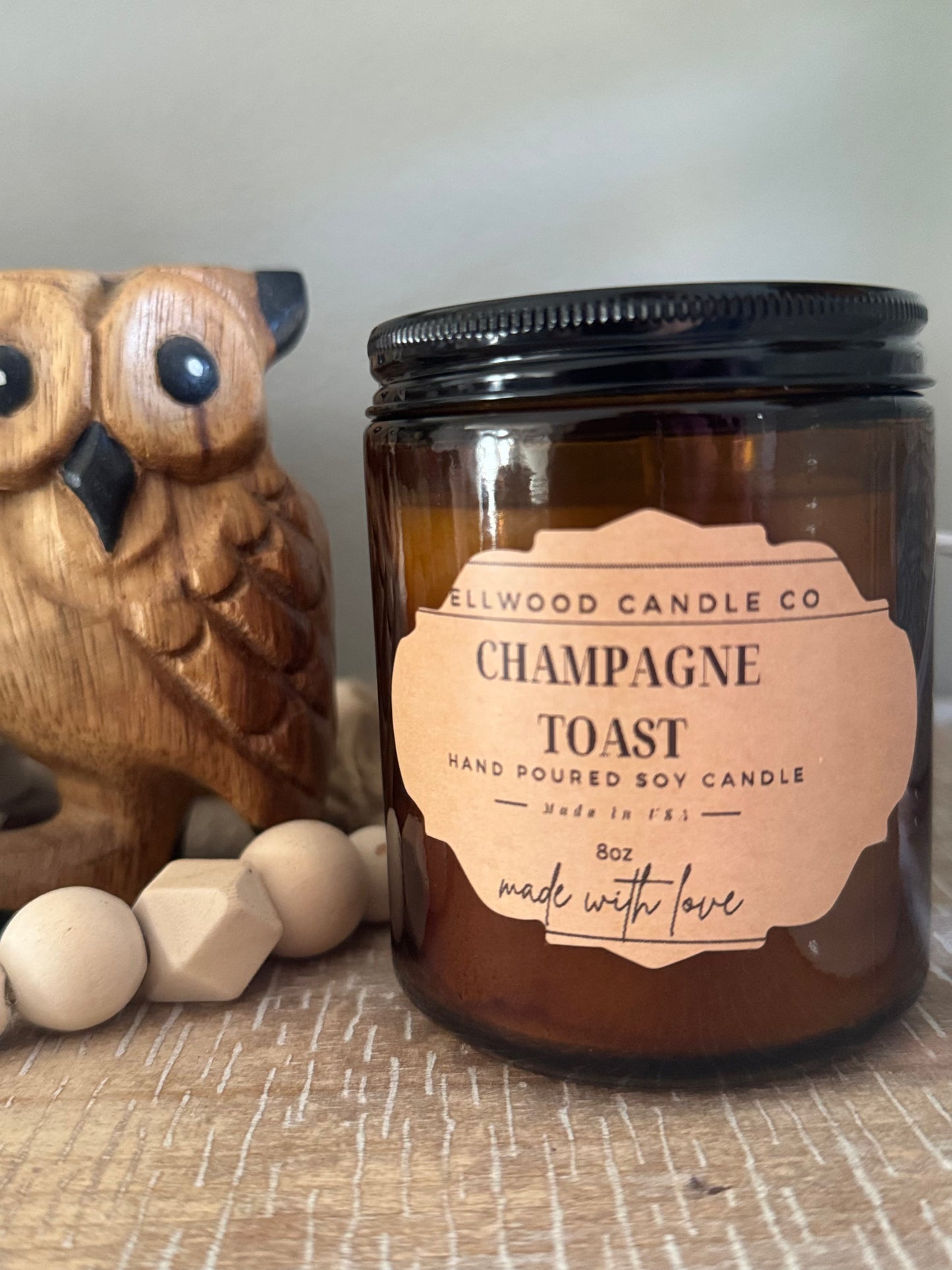 Champagne Toastie 8oz Soy Candle