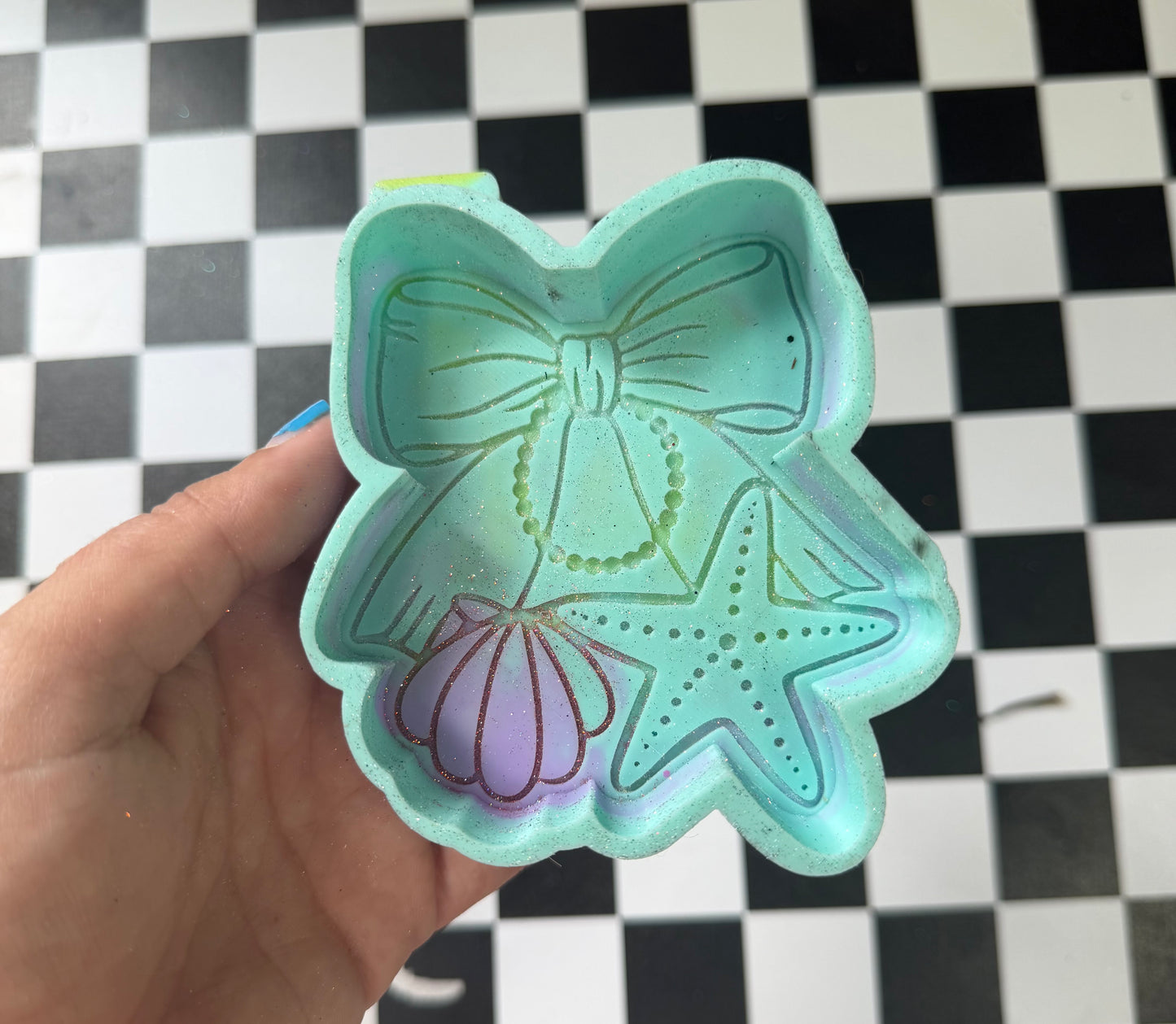 STARFISH & SHELL W BOW FRESHIE