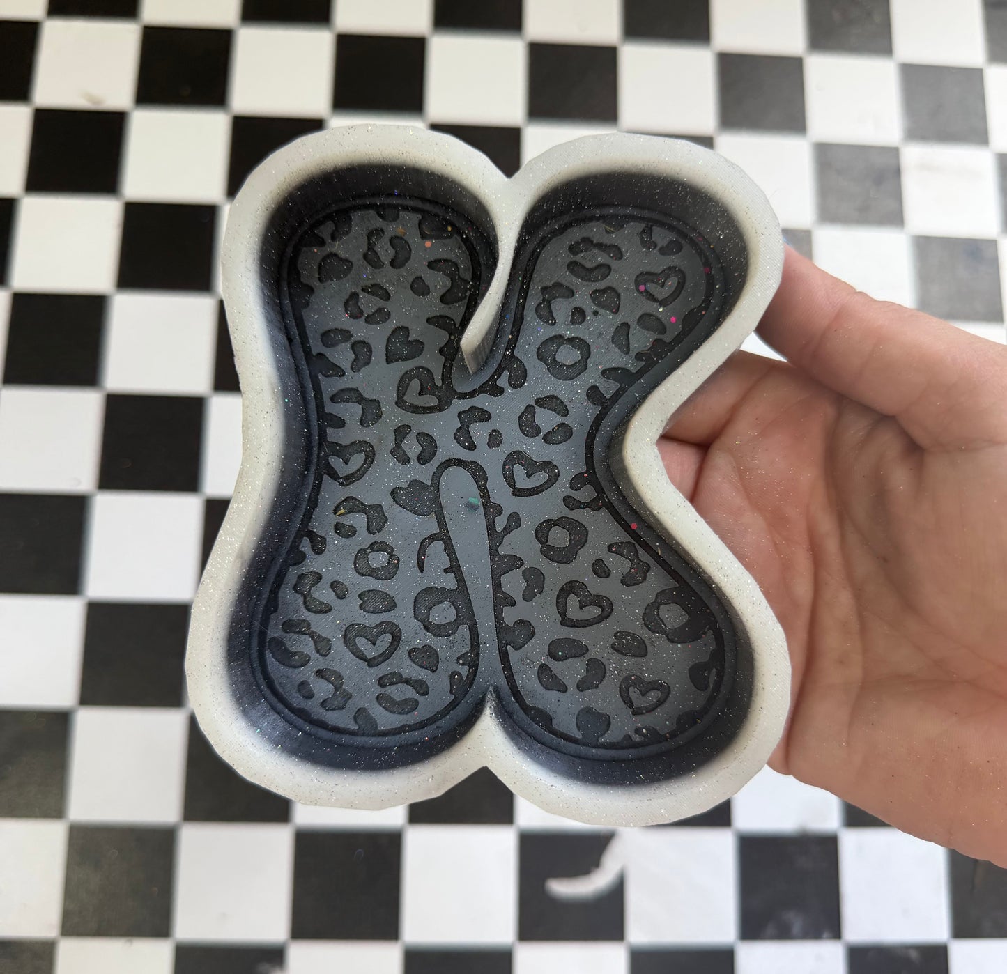 LEOPARD LETTER K FRESHIE