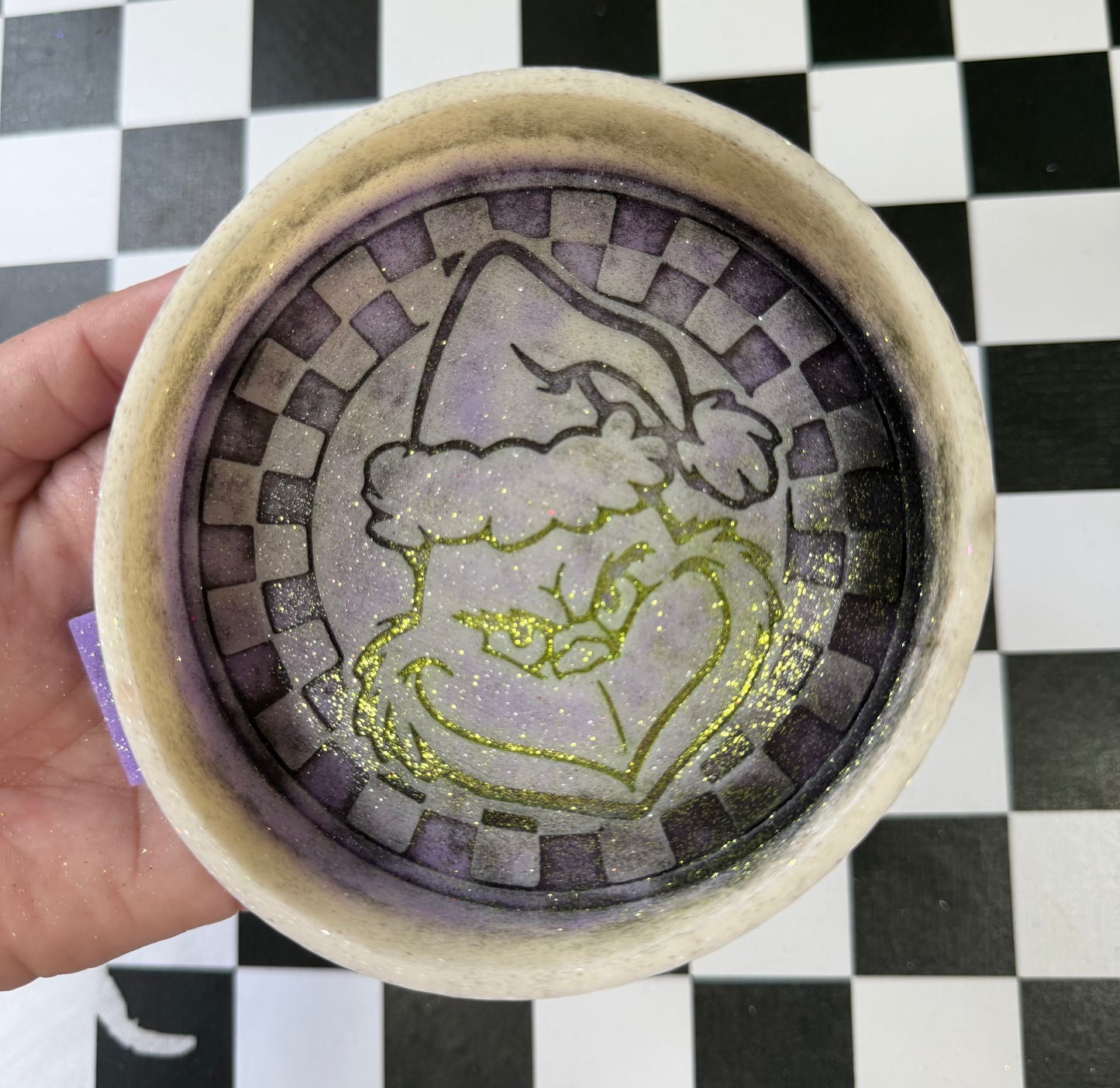 CHECKERED GRINCH FRESHIE