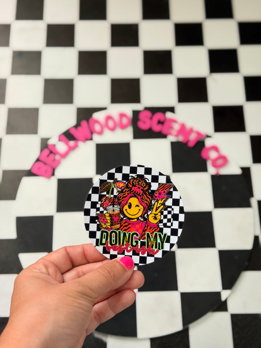 4inch Cardstock Freshie