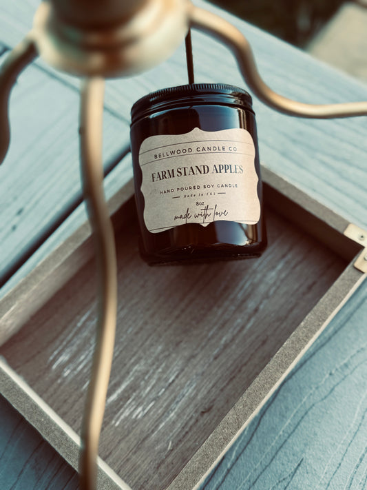 Farmstand Apple 8oz Soy Candle