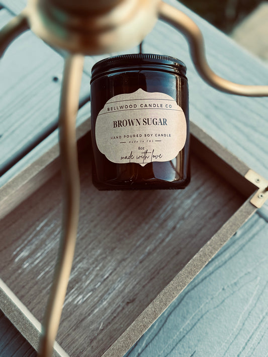 Brown Sugar 8oz Soy Candle