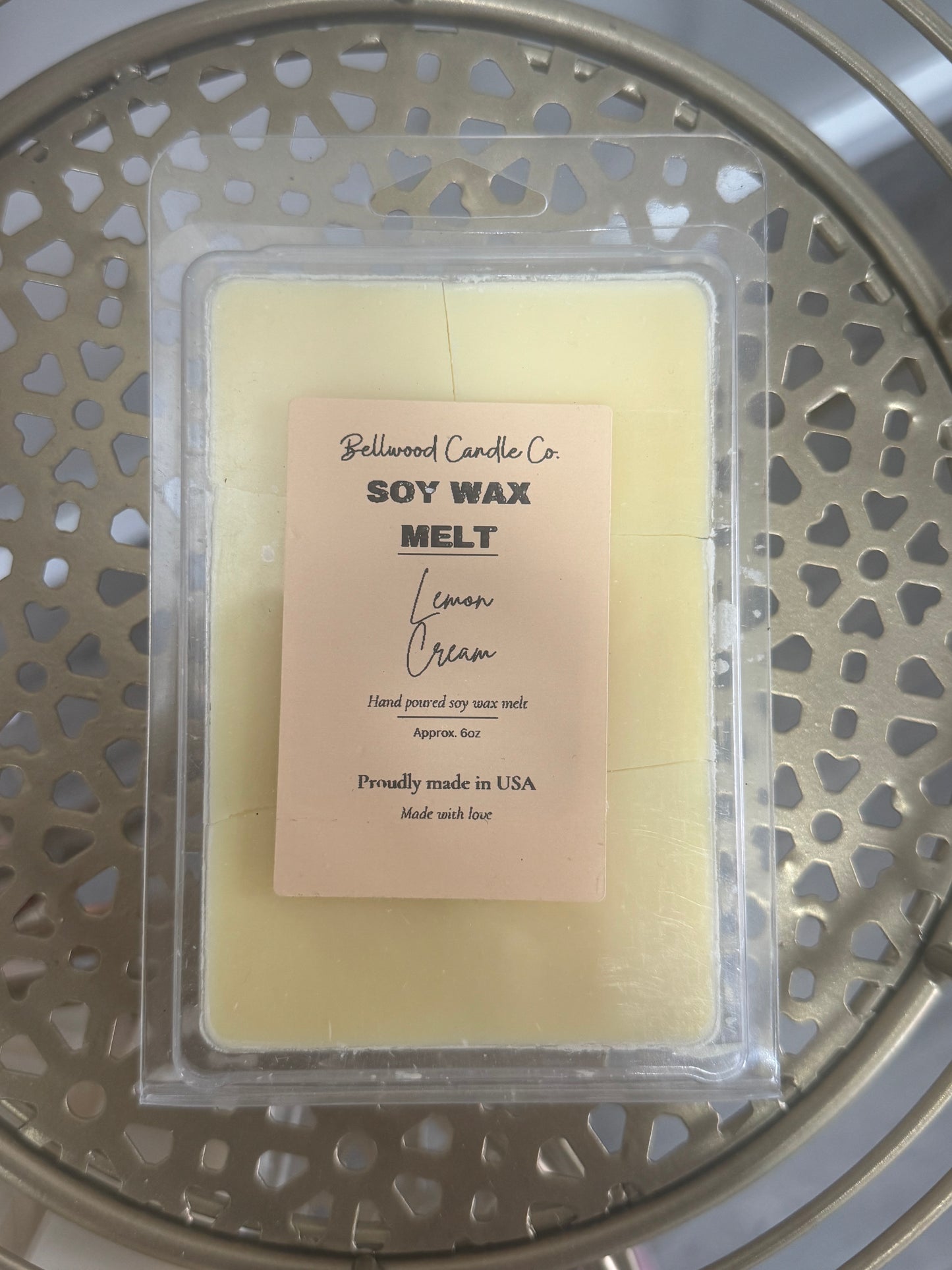 Large Wax Melt - Lemon Crème Scent