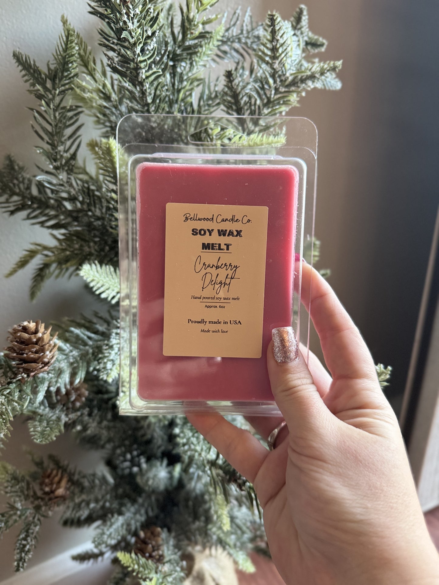 Cranberry Delight Wax Melt -Large