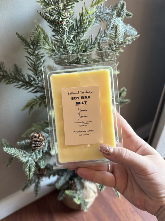Lemon Cream Wax Melt -Large