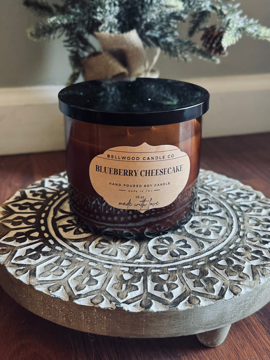 Blueberry Cheesecake Candle- 3 wick