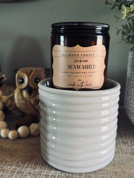 Wickless Soy Candle- Sunwashed