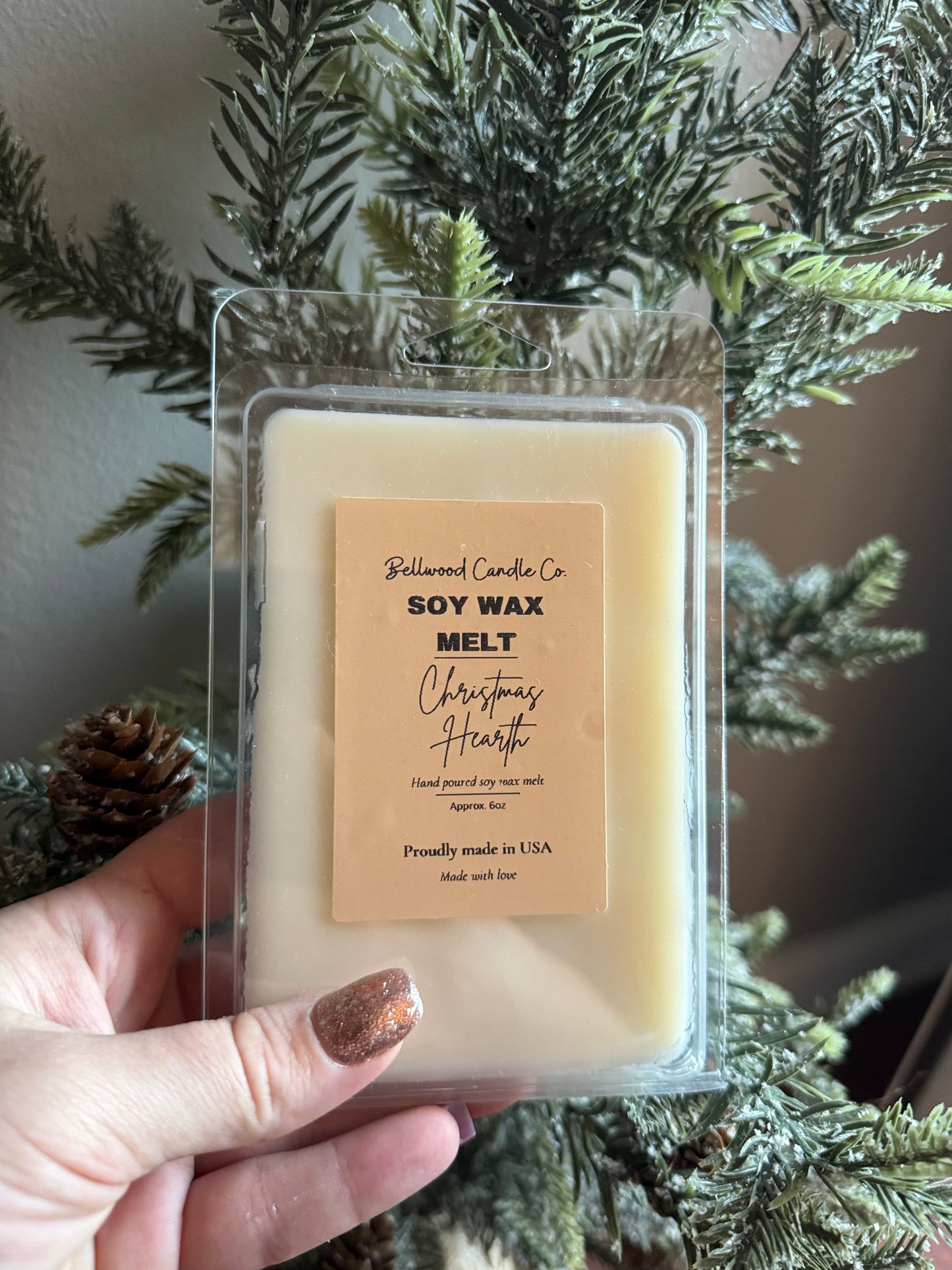 Christmas Hearth Wax Melt- Large