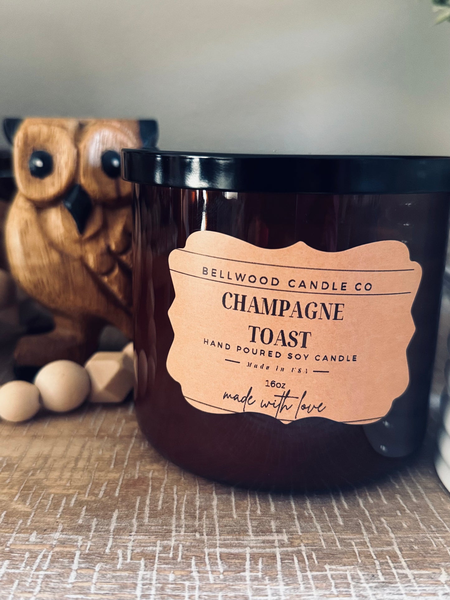Champagne Toastie 3 wick Soy Candle