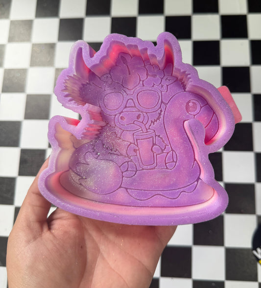 HIGHLAND COW IN FLOAT FRESHIE