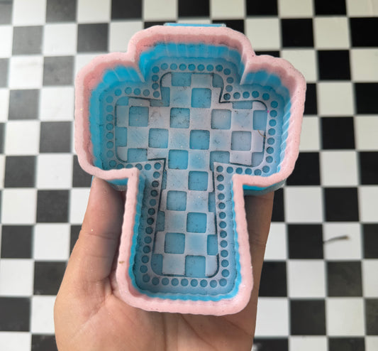 CHECKERED CROSS FRESHIE