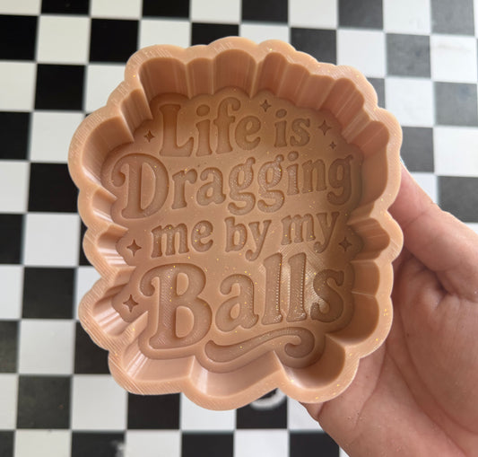 LIFE IS DRAGGING ME BY MY BALLS
