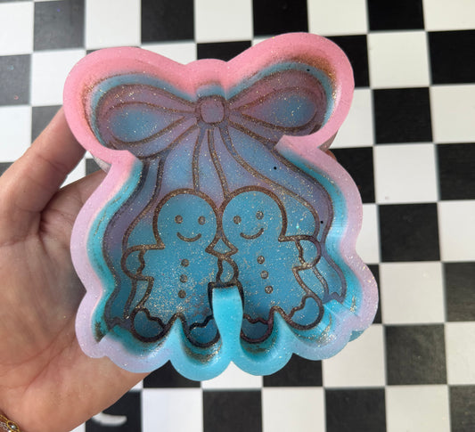 GINGERBREAD W BOW FRESHIE