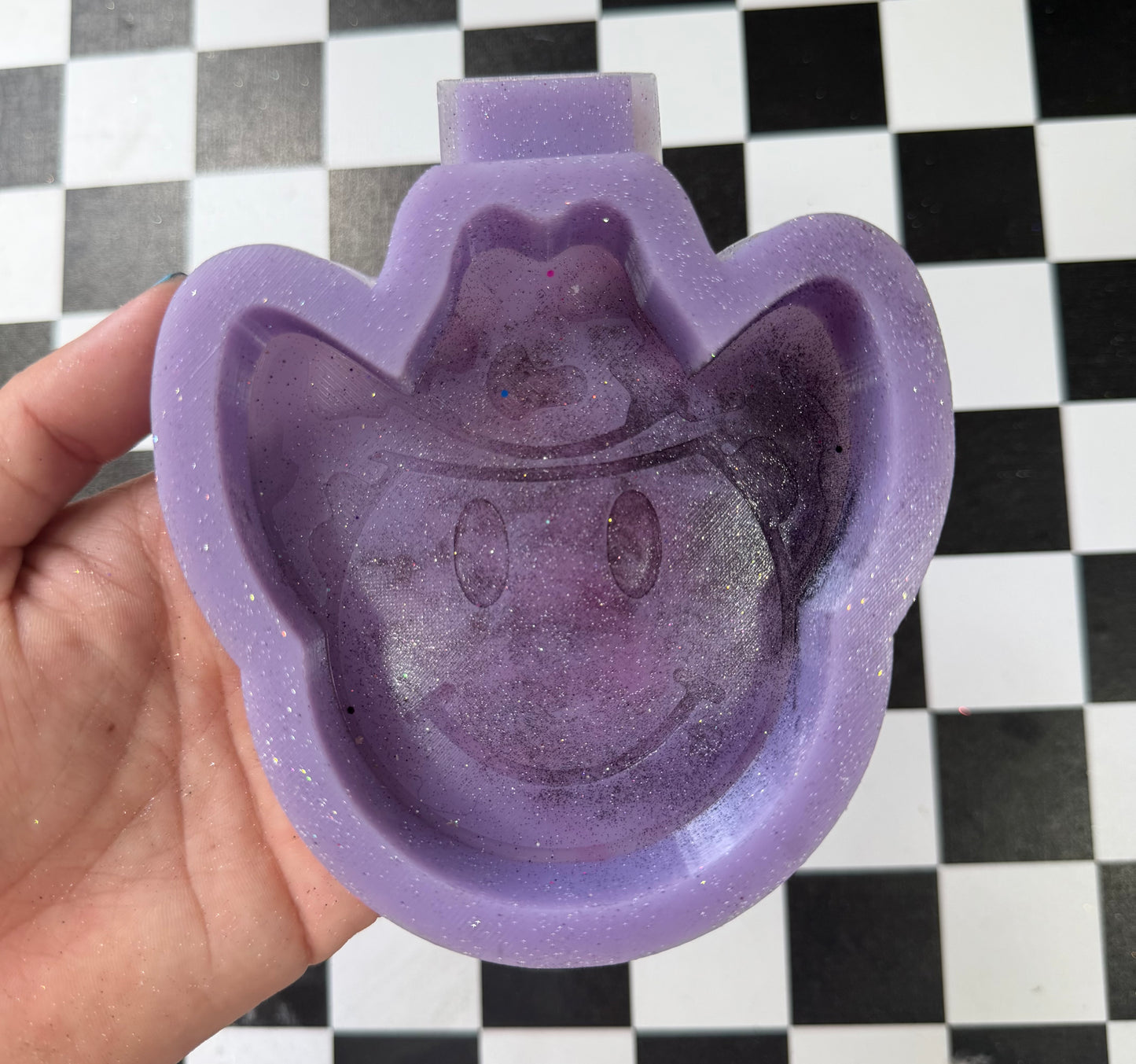 SMILEY W COWBODY HAT FRESHIE