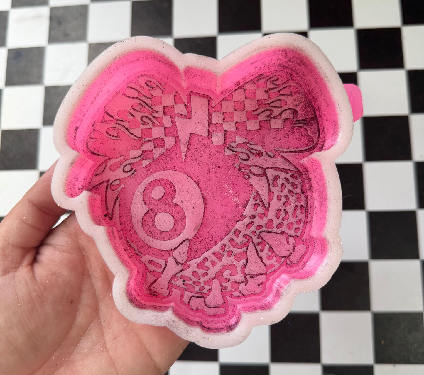 CHEETAH 8 BALL W BOW FRESHIE