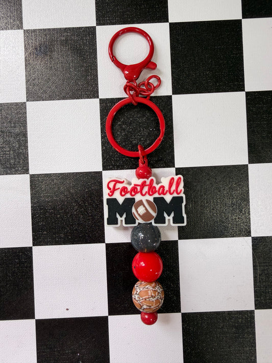 FOOTBALL MOM KEYCHAIN