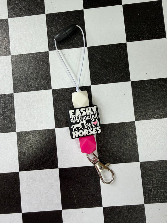 EASILY DISTRACTED BY HORSES FRESHIE HANGER